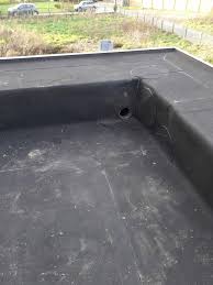 plat dak met epdm