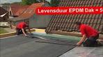 plat dak vervangen epdm