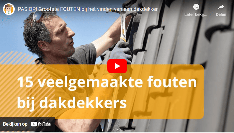 kosten dakdekker