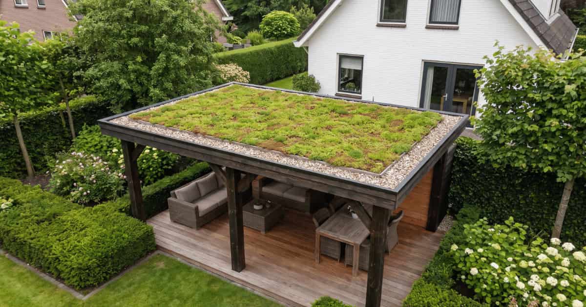 soorten dakbedekking tuinhuis